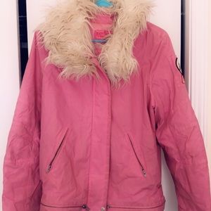 MAKE AN OFFER Juicy Couture Jacket w Fur Collar